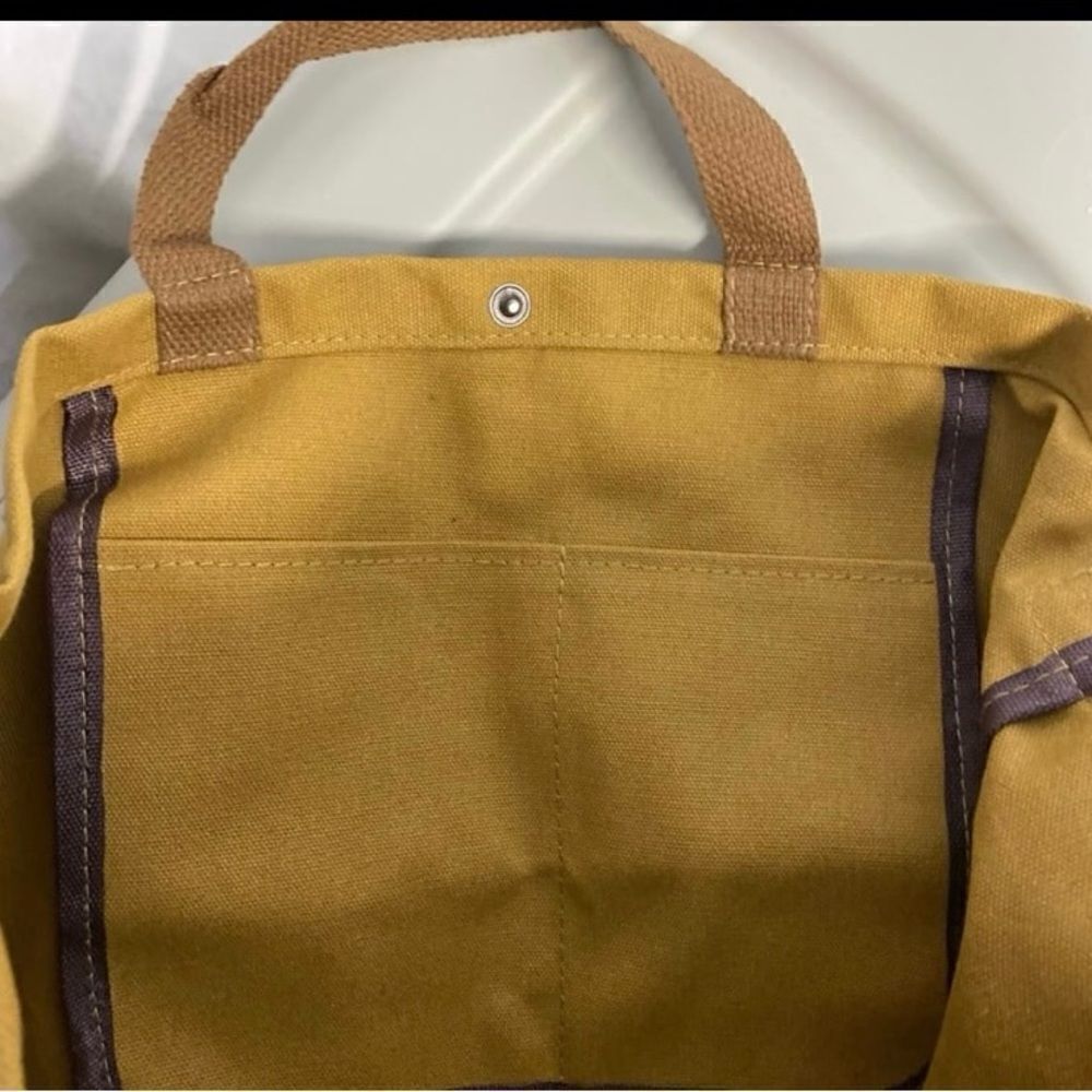 #119 INSIDE OUT Canvas Library Tote - Picture 4 of 5